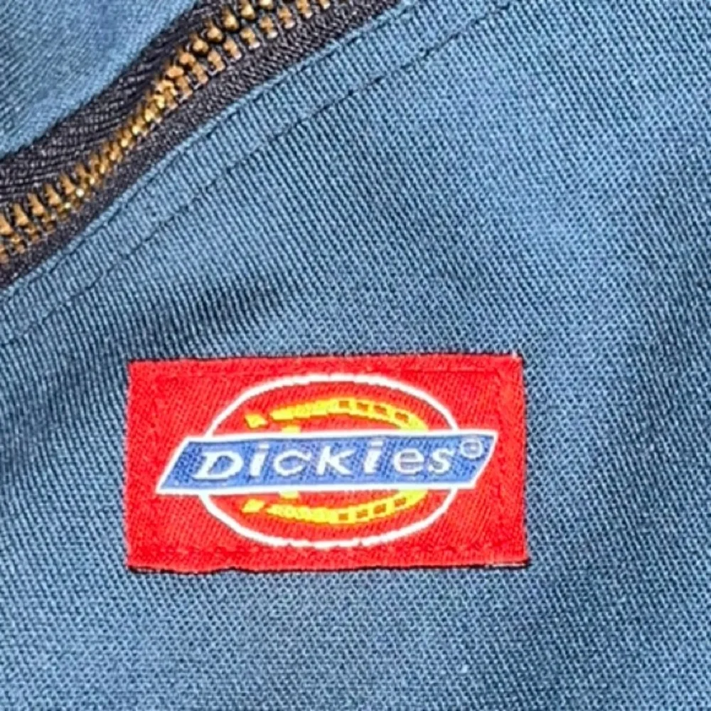 Vintage Dickies Coveralls Mens Blue Twill Zip Jumpsuit Mechanic Workwear 42 Tall - Picture 8 of 10